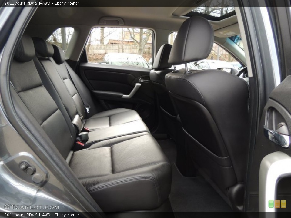 Ebony Interior Rear Seat for the 2011 Acura RDX SH-AWD #78434138