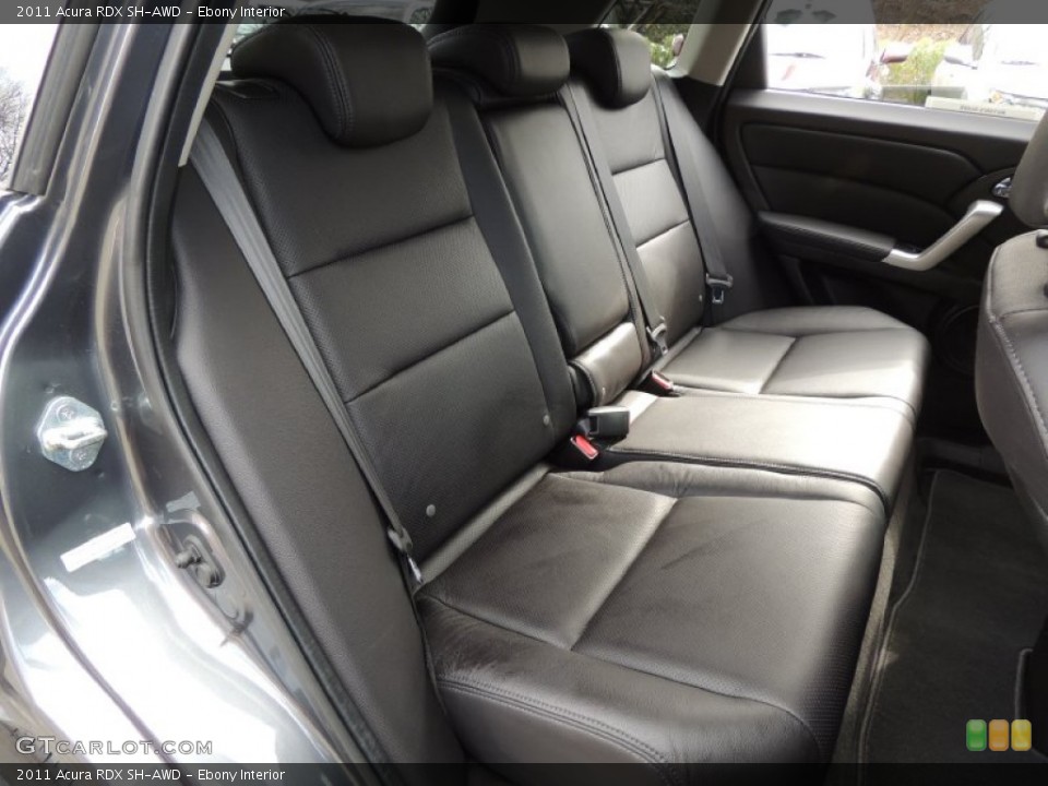 Ebony Interior Rear Seat for the 2011 Acura RDX SH-AWD #78434165