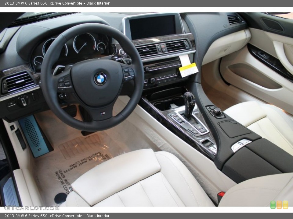 Black Interior Photo for the 2013 BMW 6 Series 650i xDrive Convertible #78434489