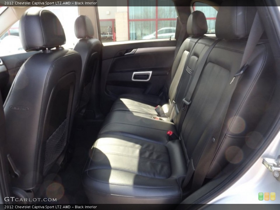 Black Interior Rear Seat for the 2012 Chevrolet Captiva Sport LTZ AWD #78434677