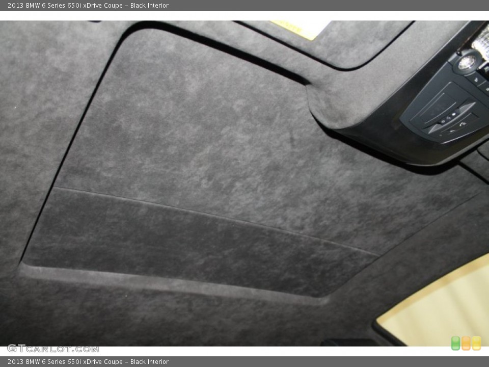 Black Interior Sunroof for the 2013 BMW 6 Series 650i xDrive Coupe #78435088