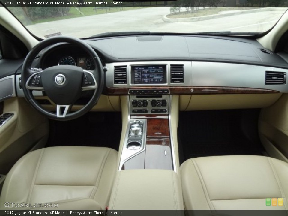 Barley/Warm Charcoal Interior Dashboard for the 2012 Jaguar XF  #78435107