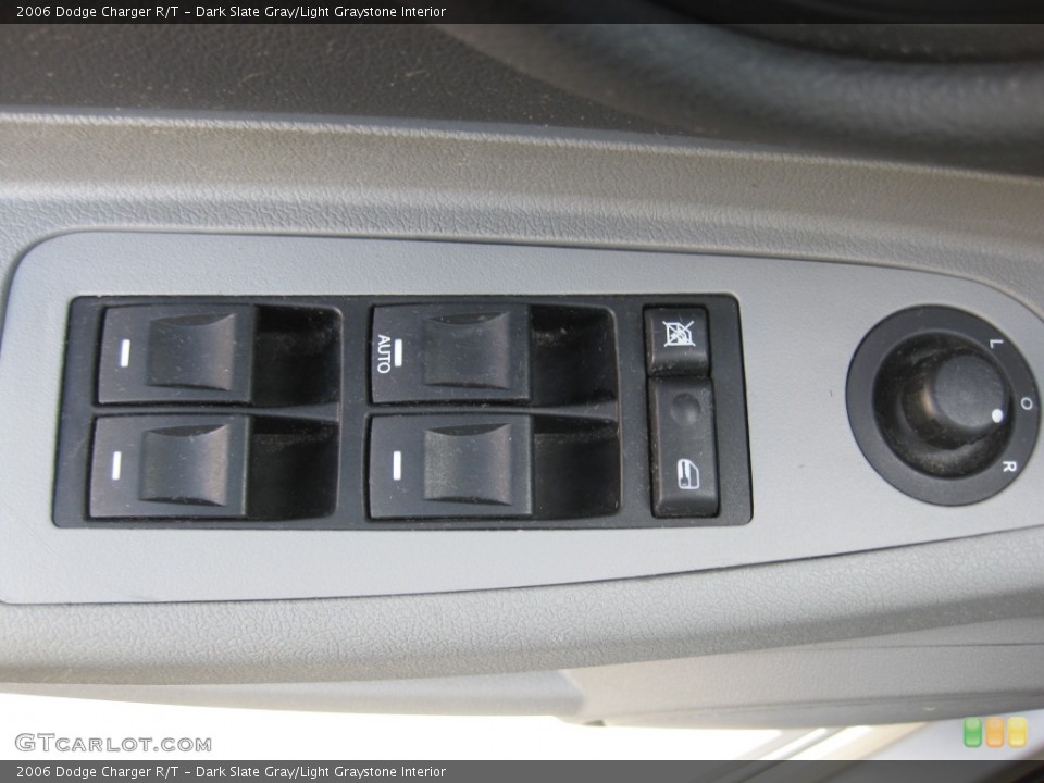 Dark Slate Gray/Light Graystone Interior Controls for the 2006 Dodge Charger R/T #78435309