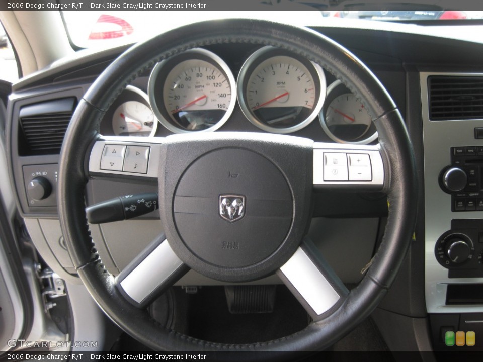 Dark Slate Gray/Light Graystone Interior Steering Wheel for the 2006 Dodge Charger R/T #78435539