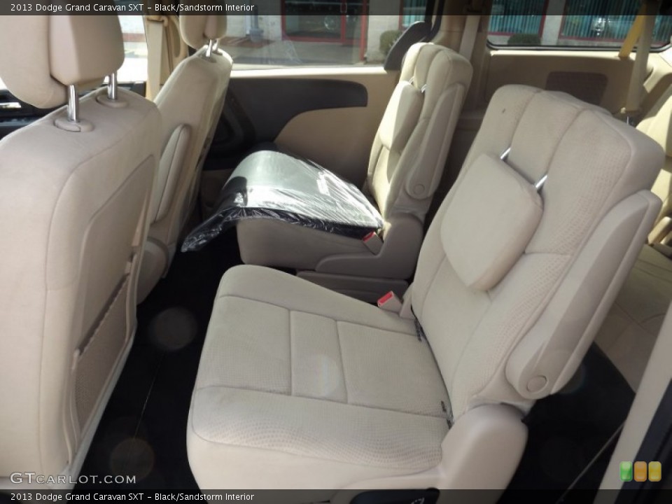 Black/Sandstorm Interior Rear Seat for the 2013 Dodge Grand Caravan SXT #78436674
