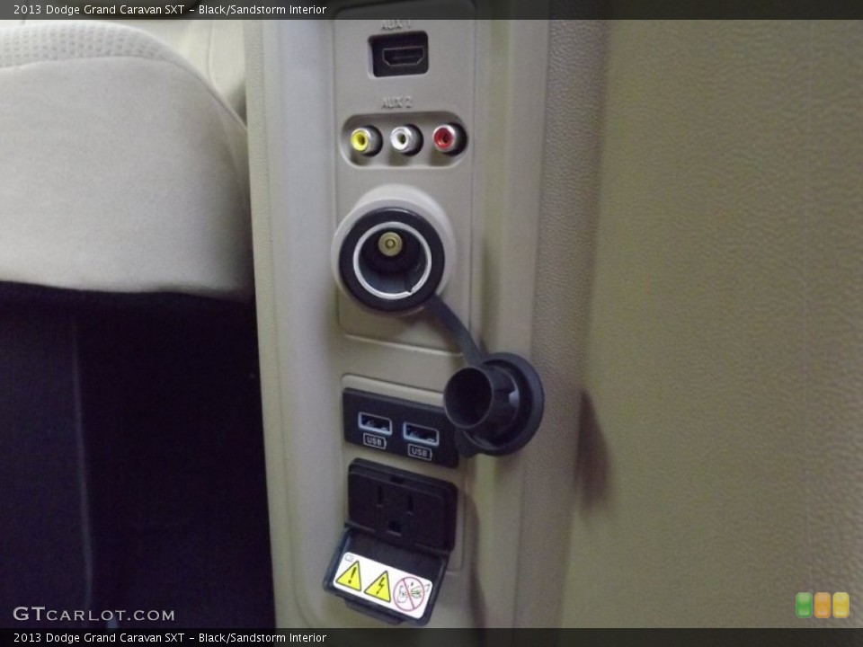 Black/Sandstorm Interior Controls for the 2013 Dodge Grand Caravan SXT #78436732