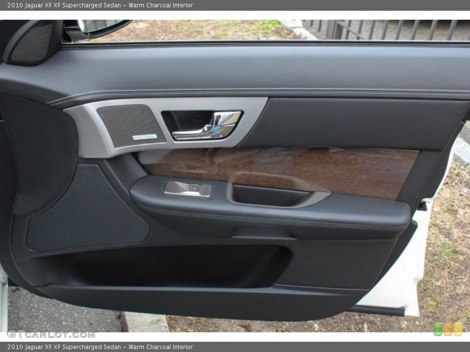Warm Charcoal Interior Door Panel for the 2010 Jaguar XF XF Supercharged Sedan #78440006