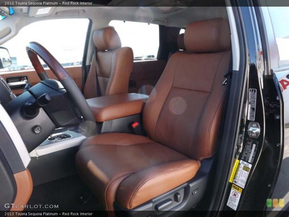 Red Rock Interior Photo for the 2013 Toyota Sequoia Platinum #78440015