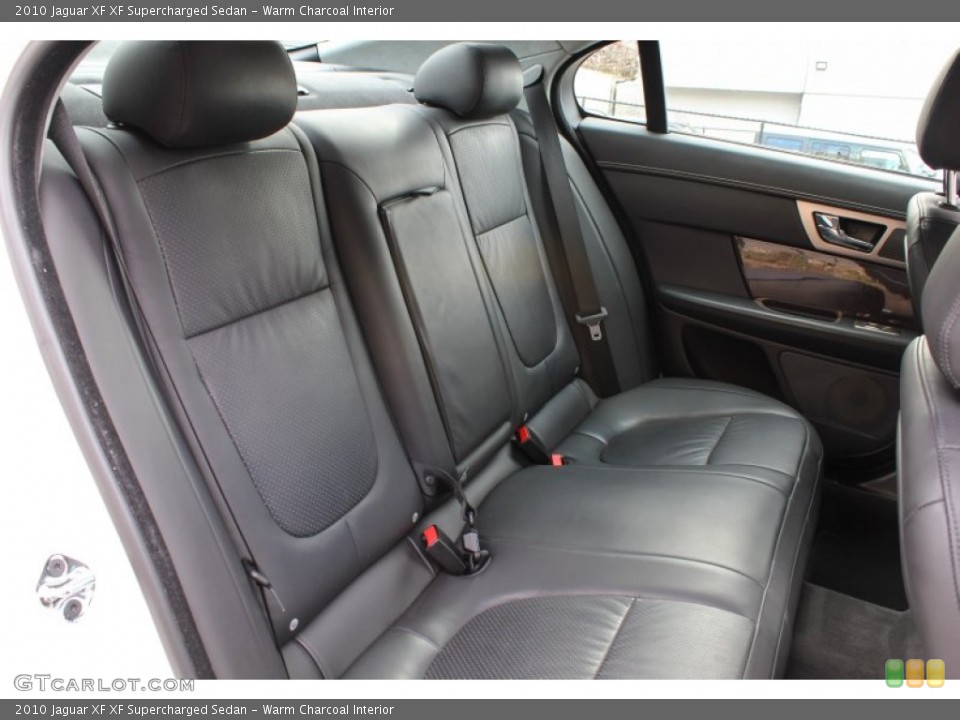 Warm Charcoal Interior Rear Seat for the 2010 Jaguar XF XF Supercharged Sedan #78440078