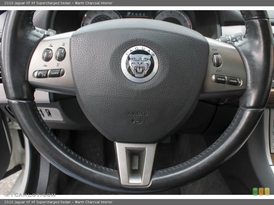 Warm Charcoal Interior Controls for the 2010 Jaguar XF XF Supercharged Sedan #78440330