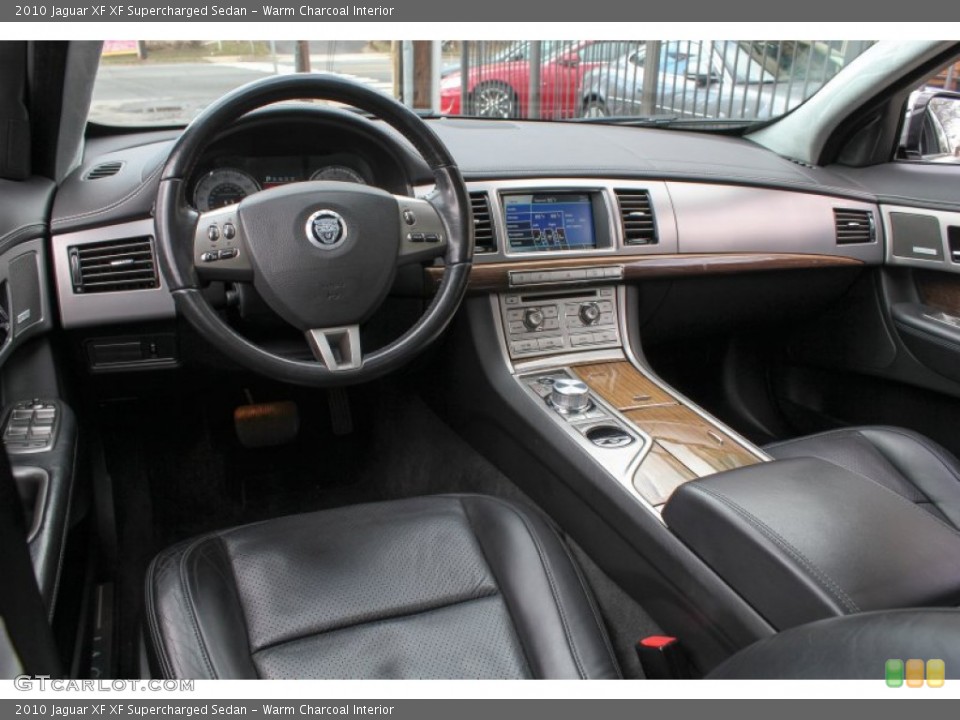 Warm Charcoal Interior Prime Interior for the 2010 Jaguar XF XF Supercharged Sedan #78440345