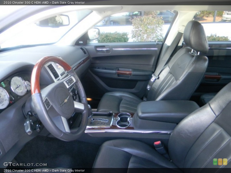 Dark Slate Gray Interior Photo for the 2010 Chrysler 300 C HEMI AWD #78440525