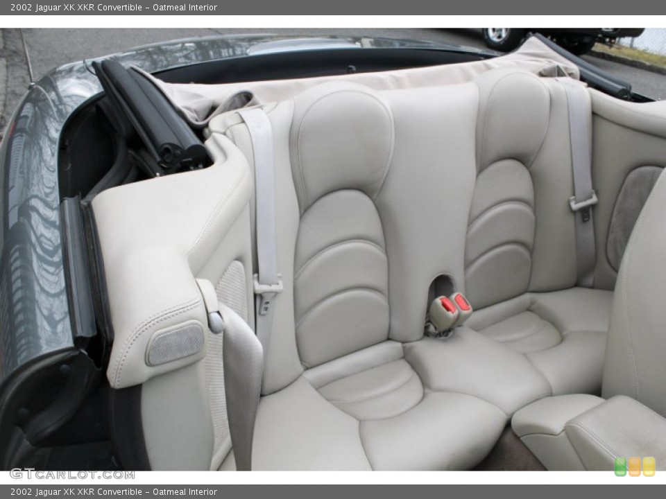 Oatmeal Interior Rear Seat for the 2002 Jaguar XK XKR Convertible #78441570