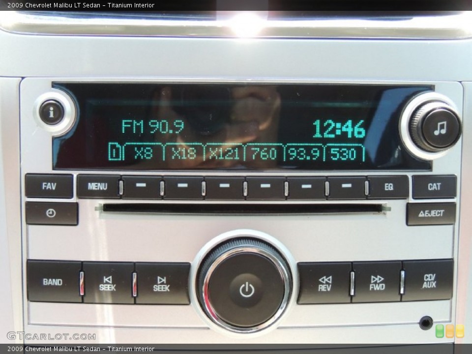 Titanium Interior Audio System for the 2009 Chevrolet Malibu LT Sedan #78442763
