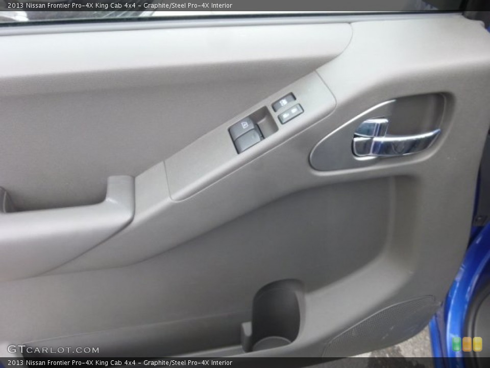 Graphite/Steel Pro-4X Interior Door Panel for the 2013 Nissan Frontier Pro-4X King Cab 4x4 #78442964