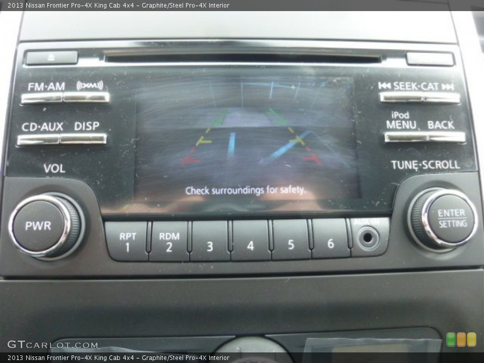 Graphite/Steel Pro-4X Interior Controls for the 2013 Nissan Frontier Pro-4X King Cab 4x4 #78442985
