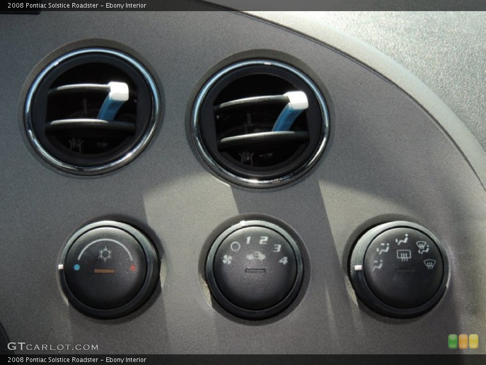 Ebony Interior Controls for the 2008 Pontiac Solstice Roadster #78444086