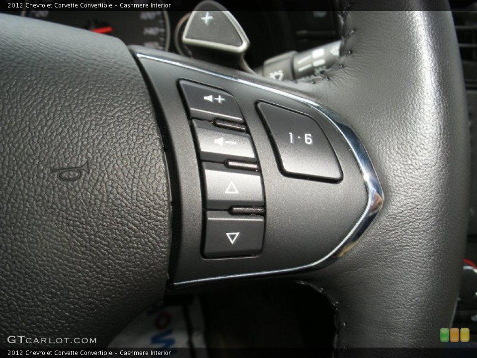Cashmere Interior Controls for the 2012 Chevrolet Corvette Convertible #78444576