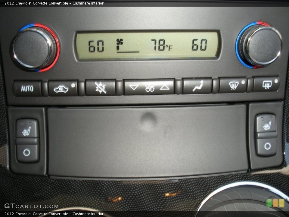 Cashmere Interior Controls for the 2012 Chevrolet Corvette Convertible #78444651
