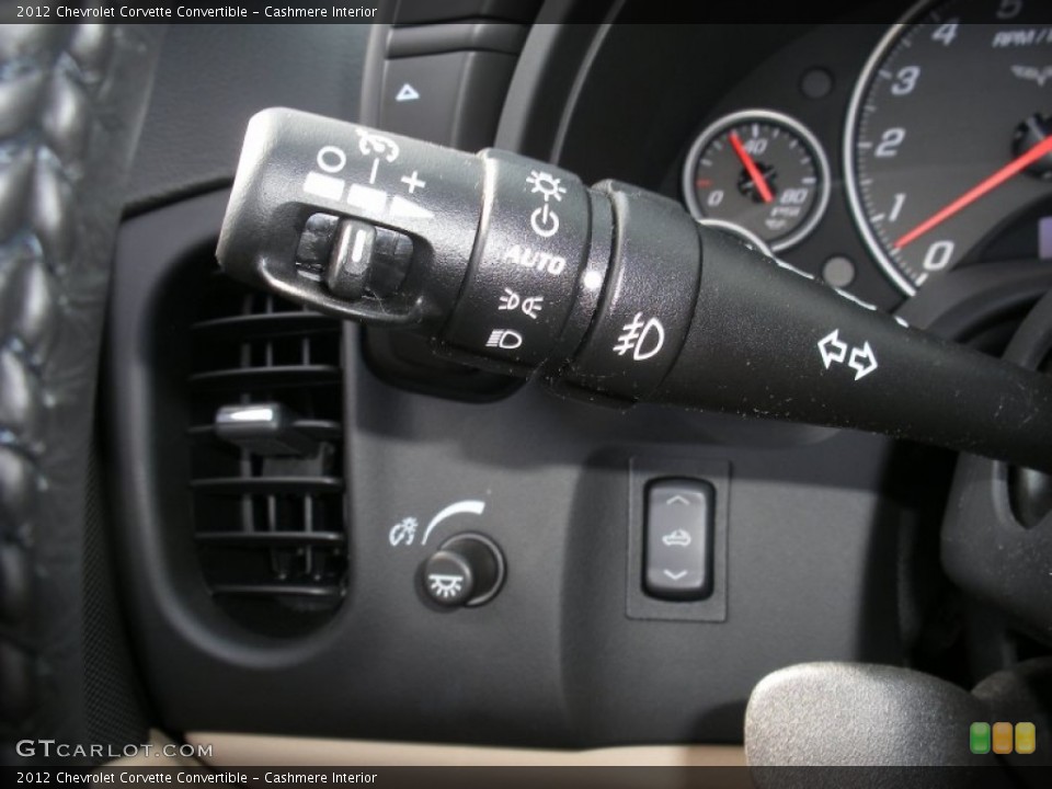 Cashmere Interior Controls for the 2012 Chevrolet Corvette Convertible #78444922