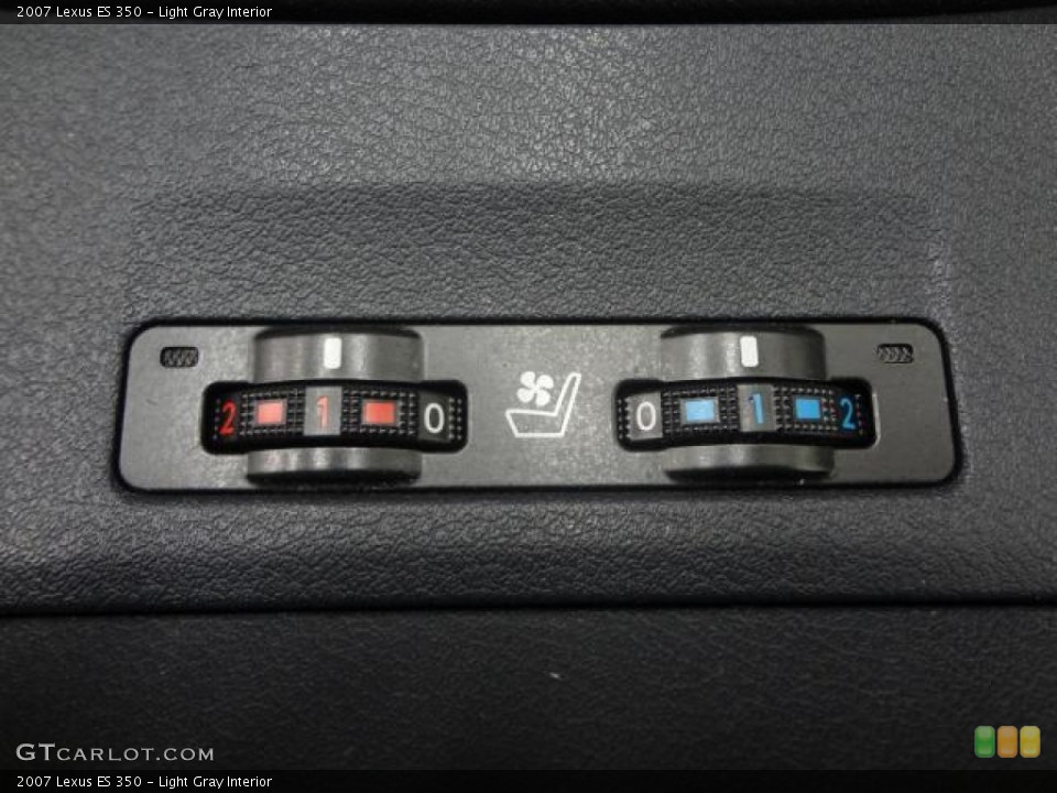Light Gray Interior Controls for the 2007 Lexus ES 350 #78446009