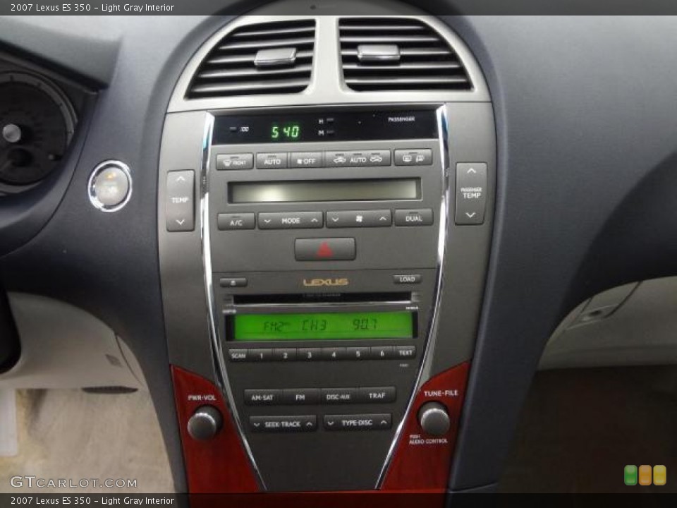 Light Gray Interior Controls for the 2007 Lexus ES 350 #78446039