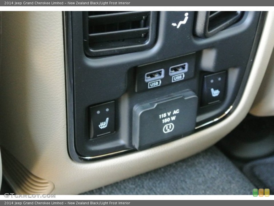 New Zealand Black/Light Frost Interior Controls for the 2014 Jeep Grand Cherokee Limited #78446727