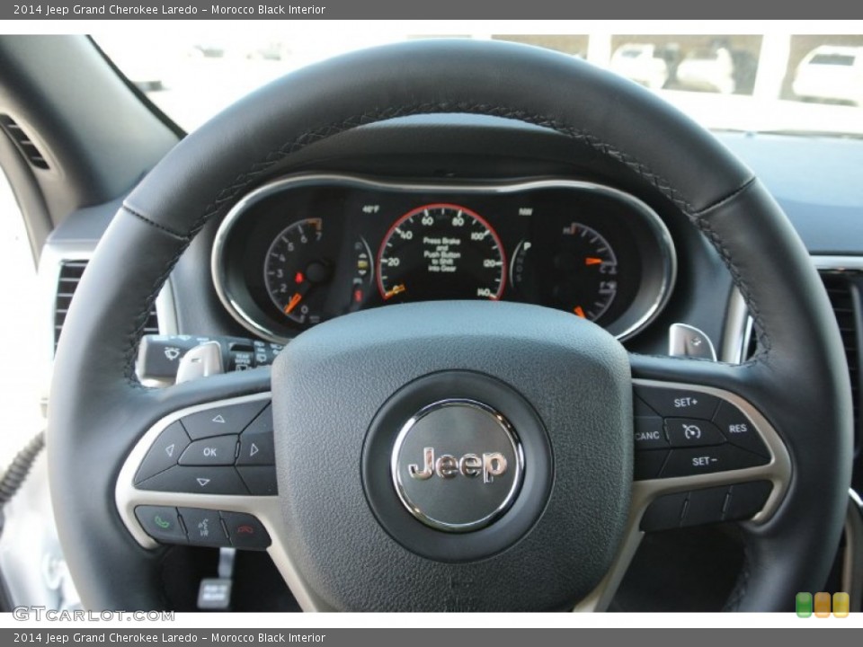 Morocco Black Interior Steering Wheel for the 2014 Jeep Grand Cherokee Laredo #78447586