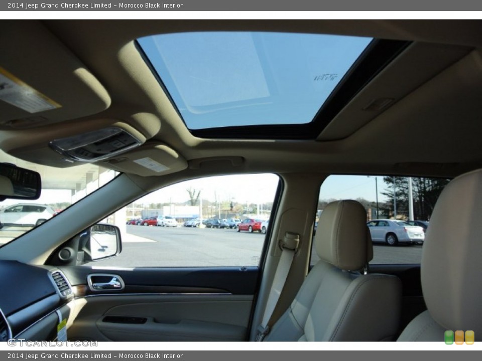 Morocco Black Interior Sunroof for the 2014 Jeep Grand Cherokee Limited #78447840