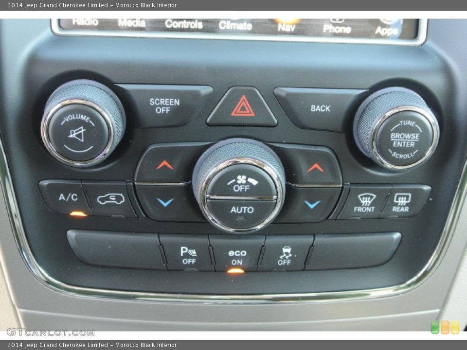 Morocco Black Interior Controls for the 2014 Jeep Grand Cherokee Limited #78447899