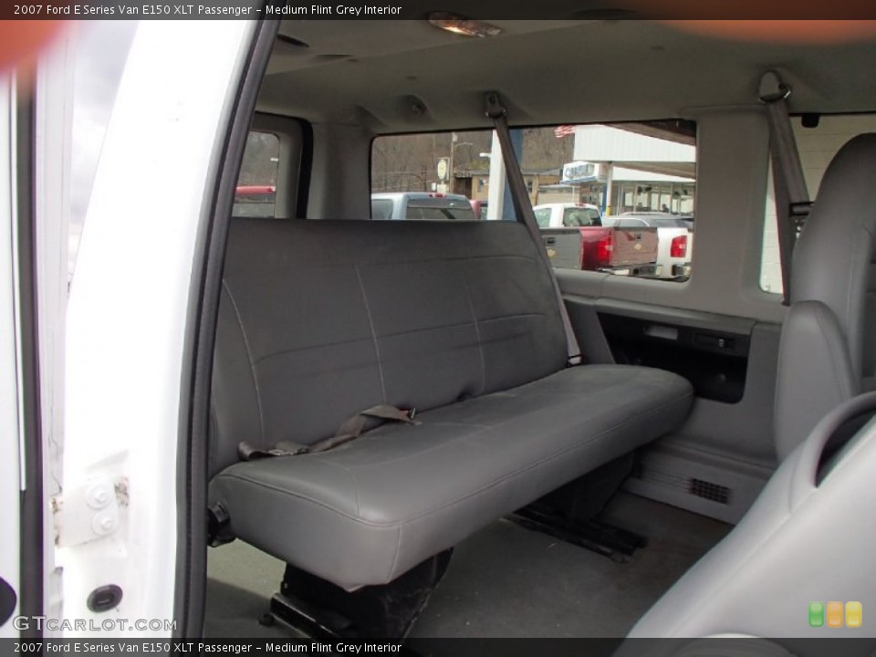 Medium Flint Grey Interior Rear Seat for the 2007 Ford E Series Van E150 XLT Passenger #78449063
