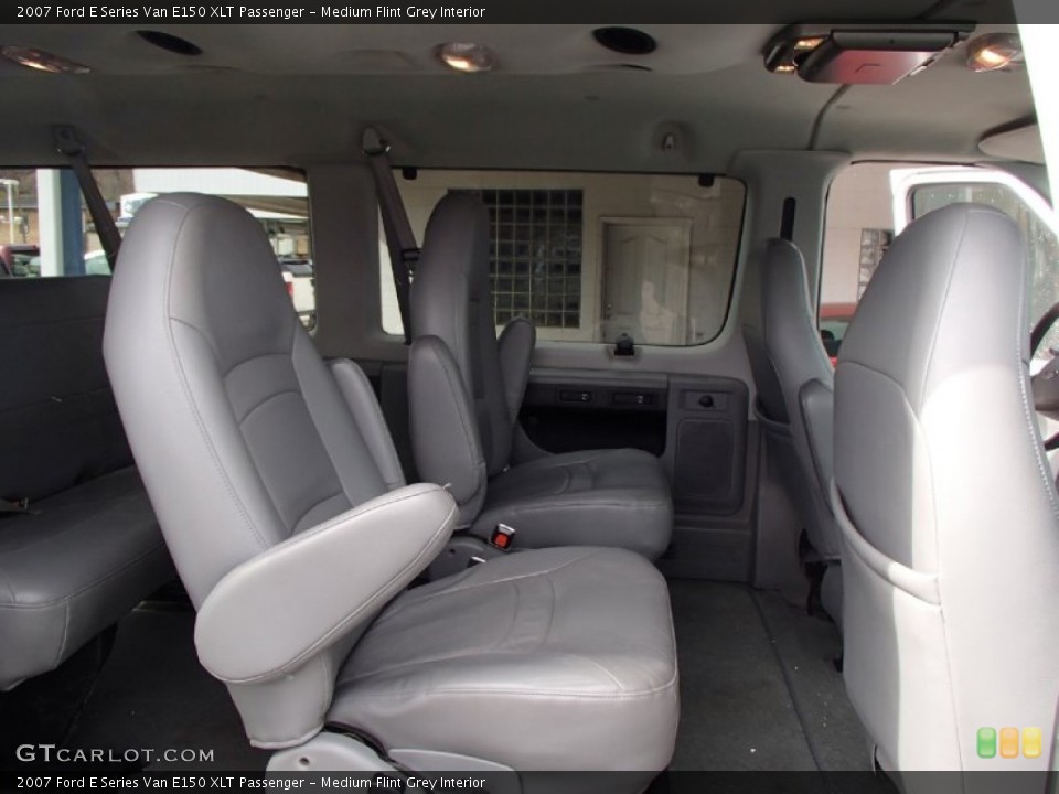 Medium Flint Grey Interior Rear Seat for the 2007 Ford E Series Van E150 XLT Passenger #78449079