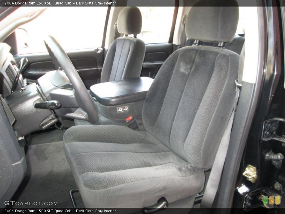 Dark Slate Gray Interior Front Seat for the 2004 Dodge Ram 1500 SLT Quad Cab #78449623