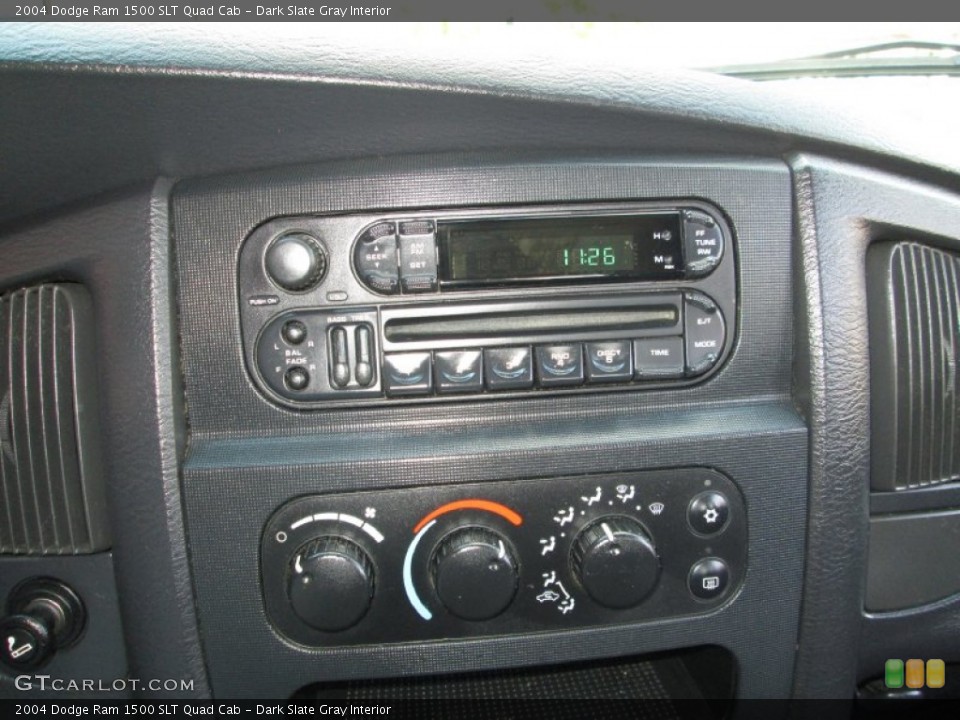 Dark Slate Gray Interior Controls for the 2004 Dodge Ram 1500 SLT Quad Cab #78449720