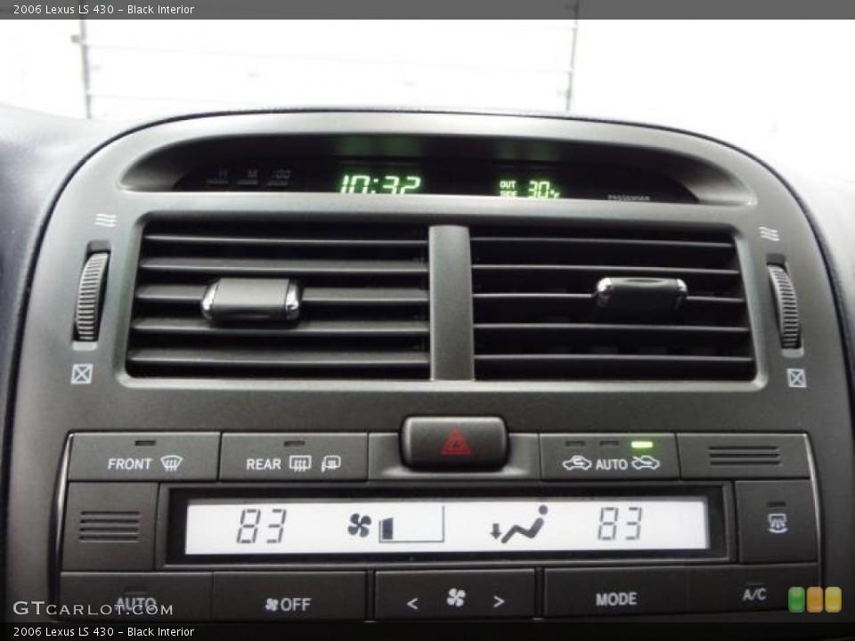 Black Interior Controls for the 2006 Lexus LS 430 #78451013