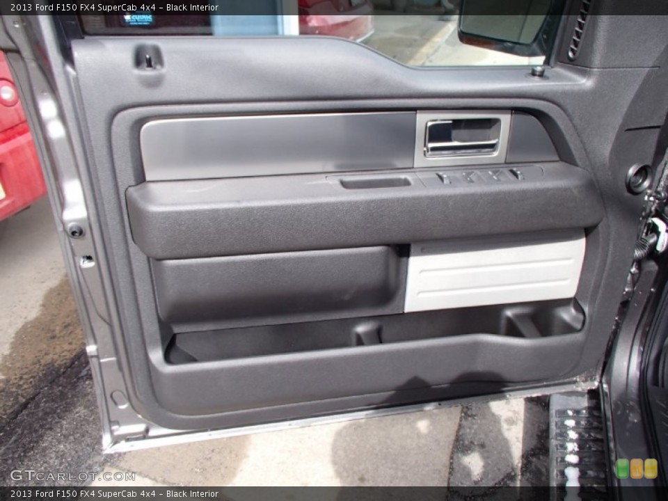 Black Interior Door Panel for the 2013 Ford F150 FX4 SuperCab 4x4 #78451919