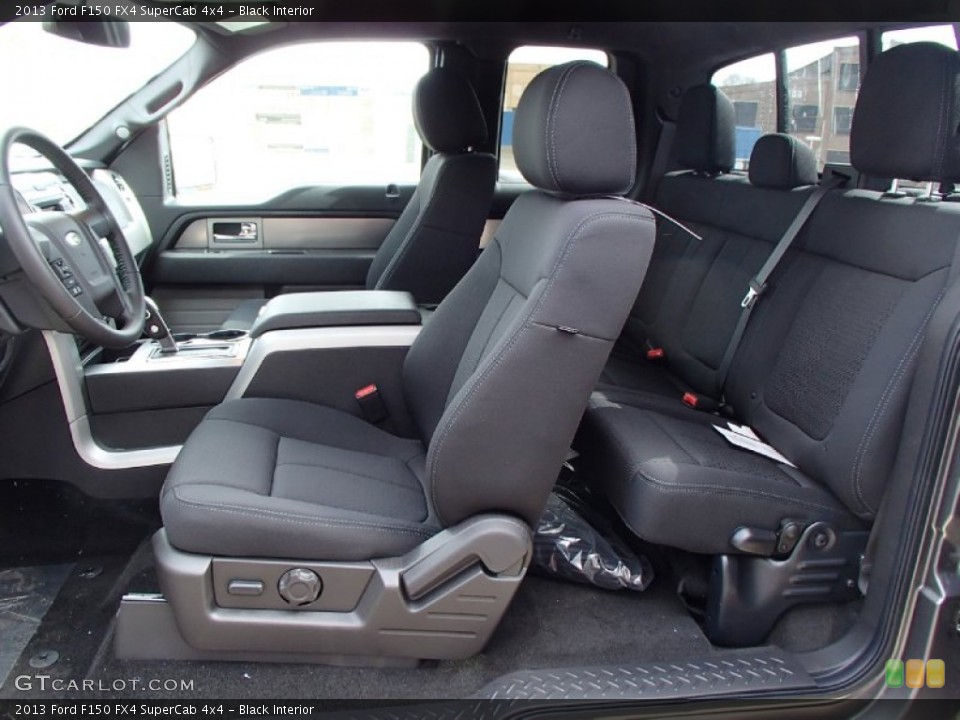 Black Interior Photo for the 2013 Ford F150 FX4 SuperCab 4x4 #78451952