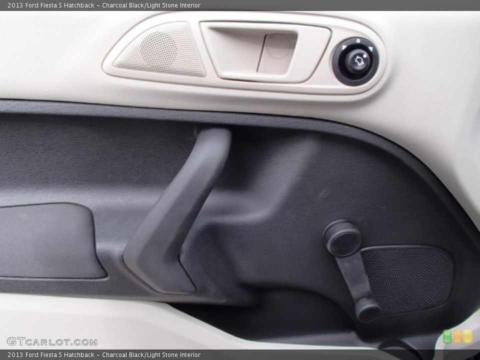 Charcoal Black/Light Stone Interior Controls for the 2013 Ford Fiesta S Hatchback #78452861