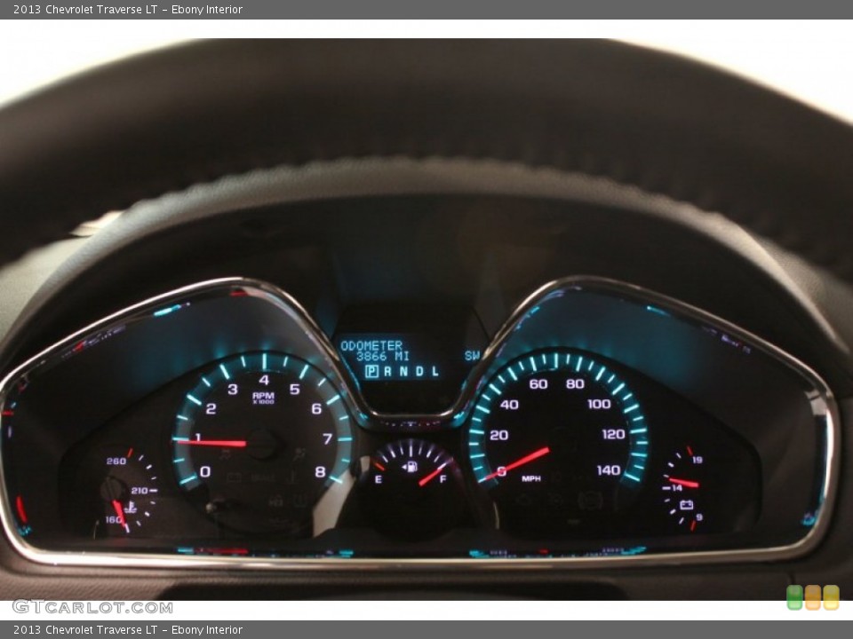 Ebony Interior Gauges for the 2013 Chevrolet Traverse LT #78453281