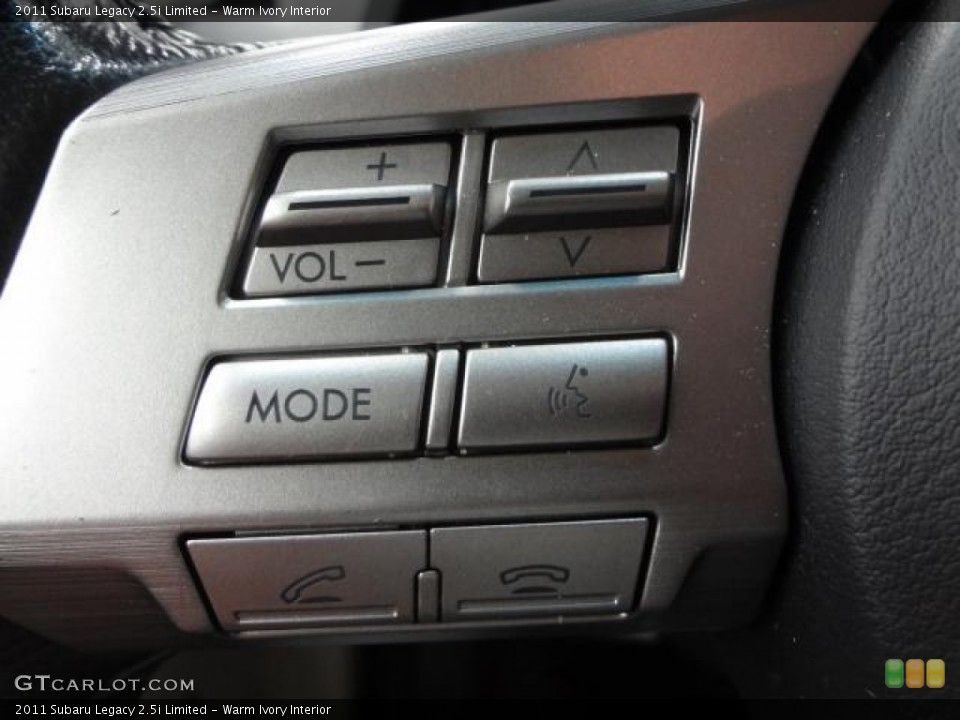 Warm Ivory Interior Controls for the 2011 Subaru Legacy 2.5i Limited #78453314