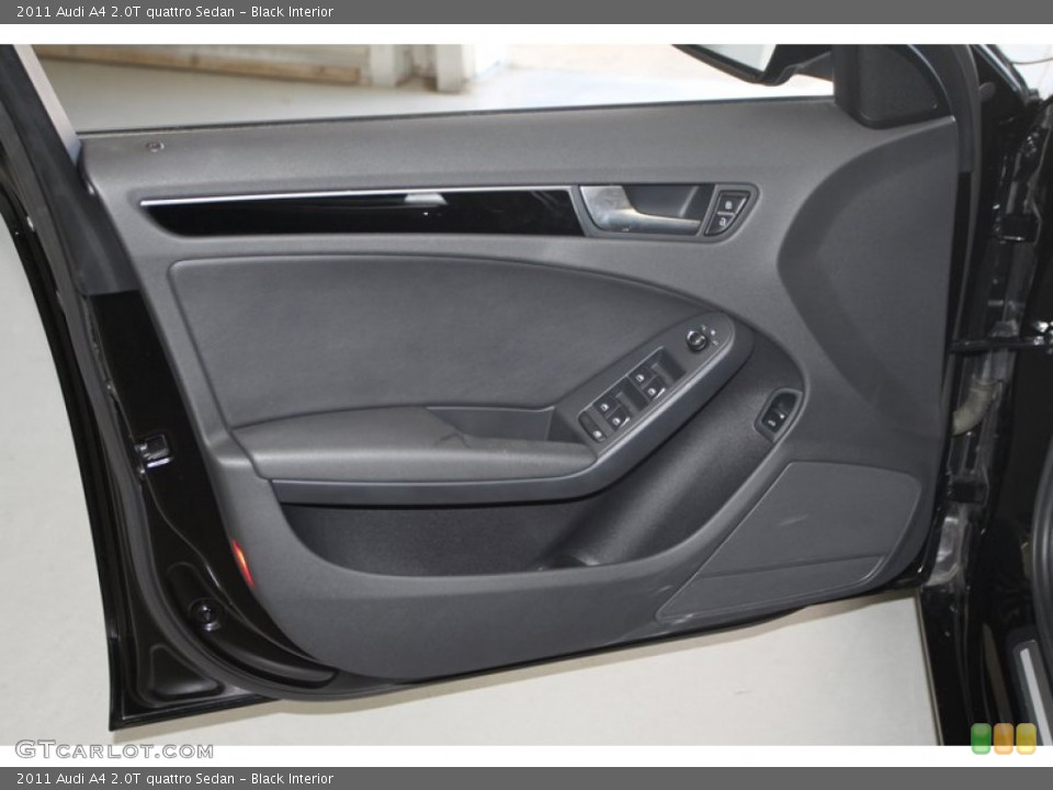 Black Interior Door Panel for the 2011 Audi A4 2.0T quattro Sedan #78453584