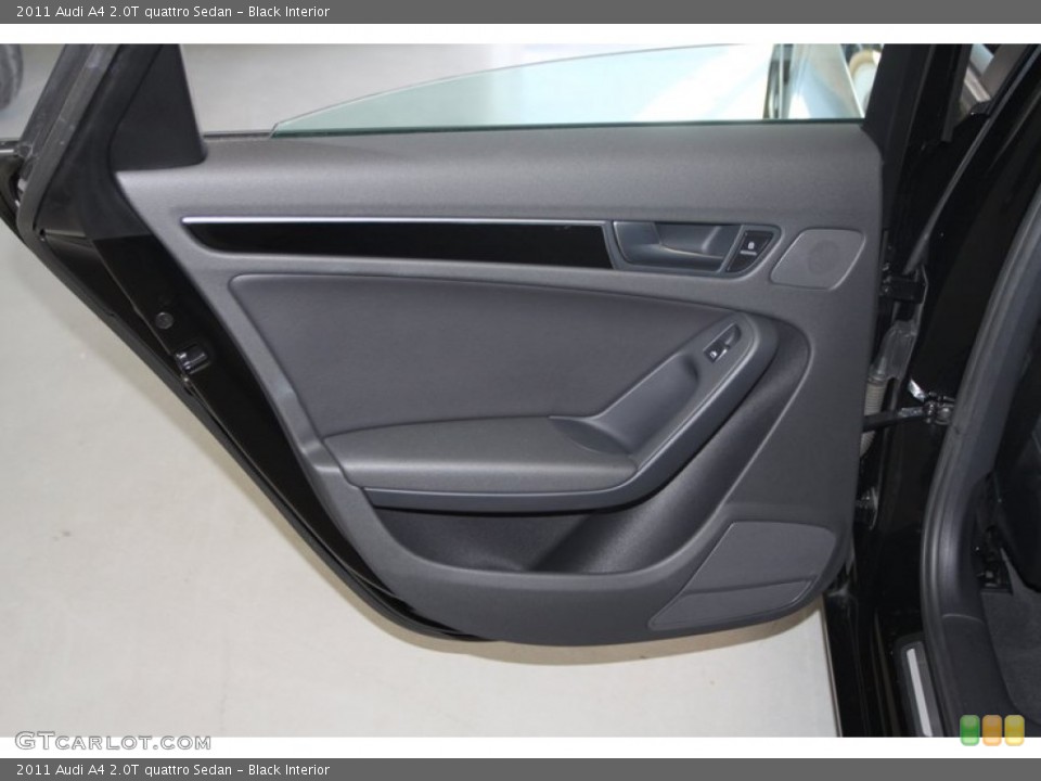 Black Interior Door Panel for the 2011 Audi A4 2.0T quattro Sedan #78453662