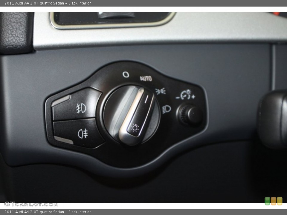 Black Interior Controls for the 2011 Audi A4 2.0T quattro Sedan #78453713
