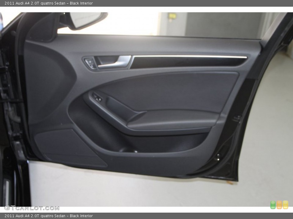 Black Interior Door Panel for the 2011 Audi A4 2.0T quattro Sedan #78453926