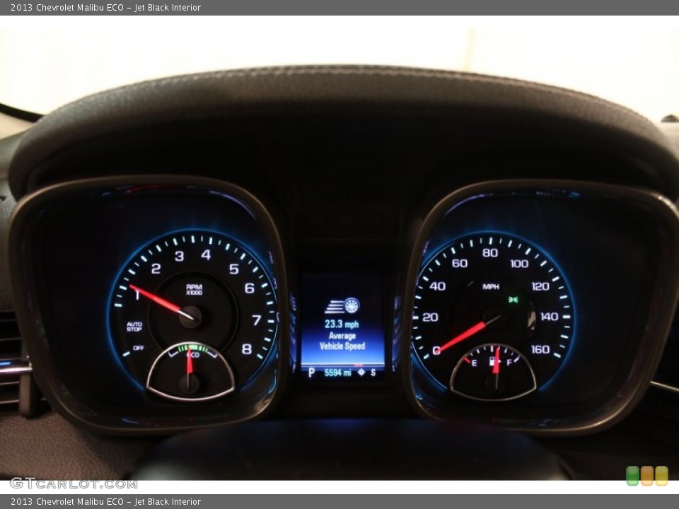 Jet Black Interior Gauges for the 2013 Chevrolet Malibu ECO #78454819