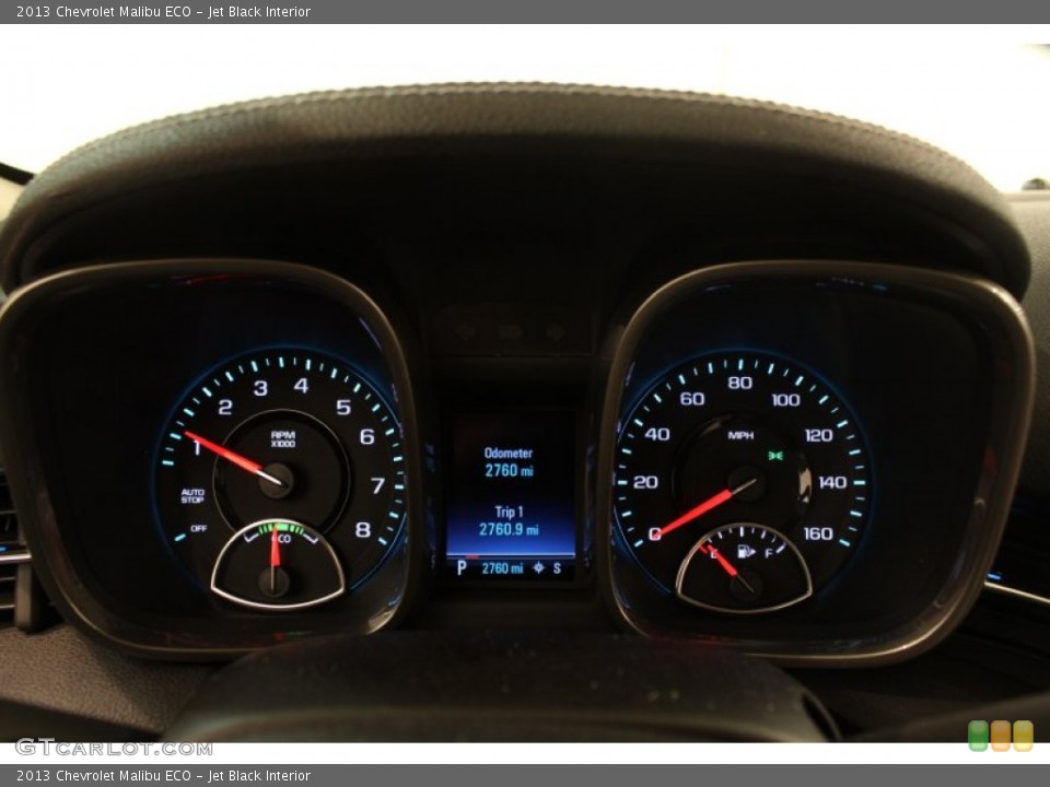 Jet Black Interior Gauges for the 2013 Chevrolet Malibu ECO #78455042
