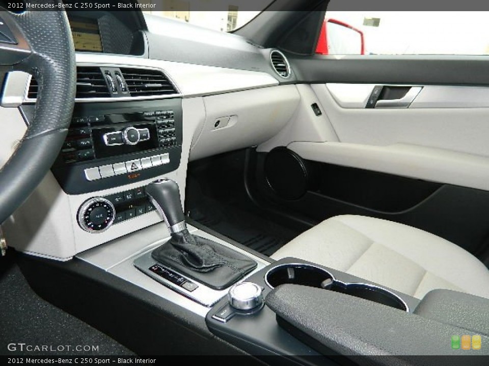 Black Interior Controls for the 2012 Mercedes-Benz C 250 Sport #78456470