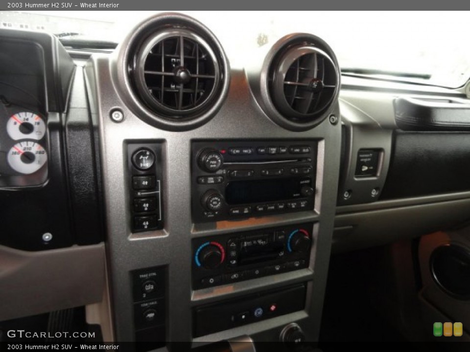 Wheat Interior Controls for the 2003 Hummer H2 SUV #78457493