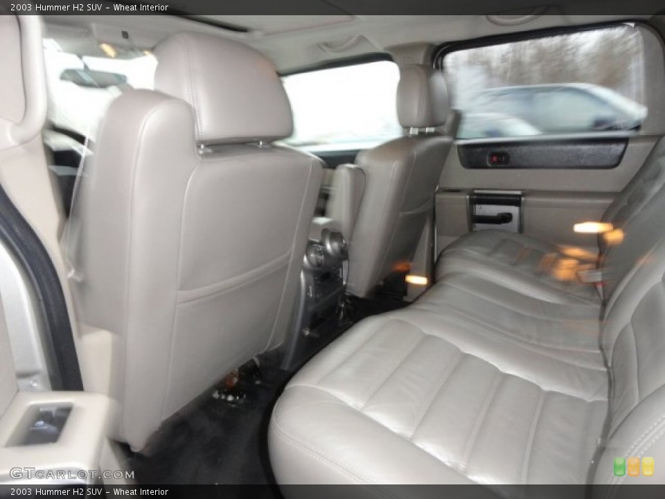 Wheat Interior Rear Seat for the 2003 Hummer H2 SUV #78457520