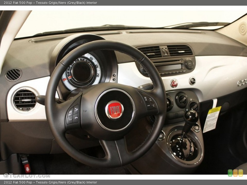 Tessuto Grigio/Nero (Grey/Black) Interior Dashboard for the 2012 Fiat 500 Pop #78457790